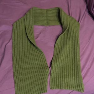 Green Knit Scarf